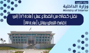 نقل كفالة من القطاع عمل (مادة 18) إلى إقامة التحاق بعائل (مادة 22)