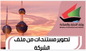 تصوير مستندات من ملف الشركة