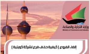 إلغاء الفروع ـ كيفية حذف فرع لشركة كويتية